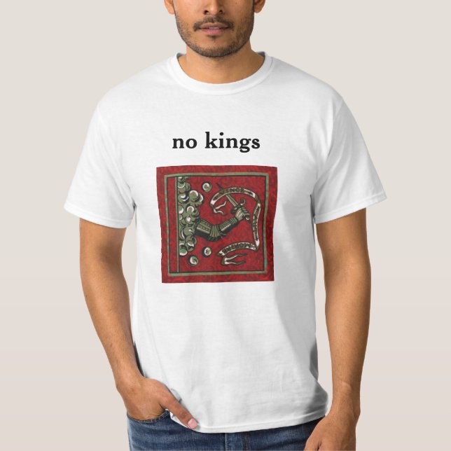 No Kings Bedford Flag T-Shirt (Front)