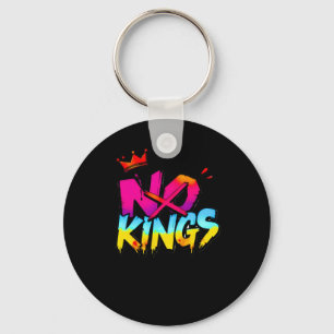 No Kings - Bold Graffiti Statement Sticker Key Ring