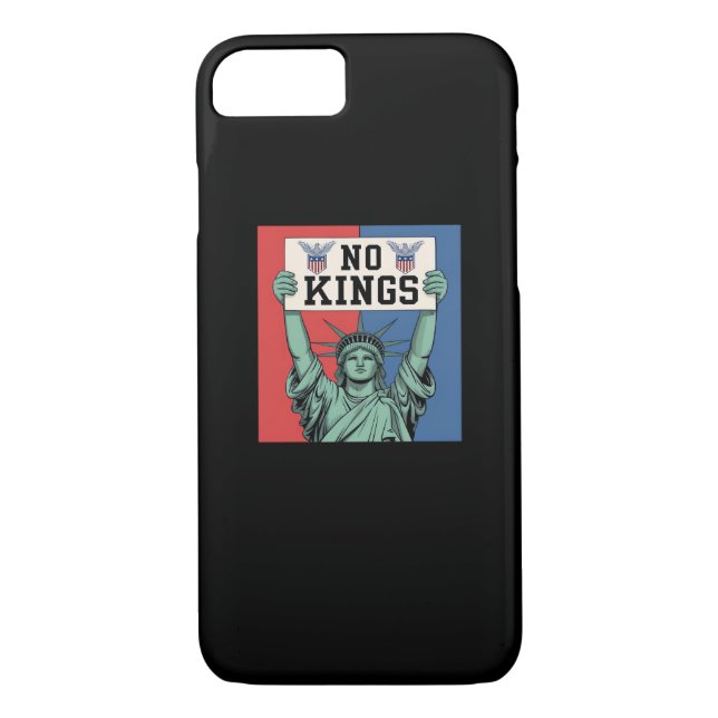 No Kings Classic Patriotic Style Case-Mate iPhone Case (Back)