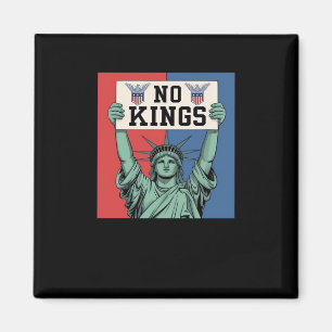 No Kings Classic Patriotic Style Magnet