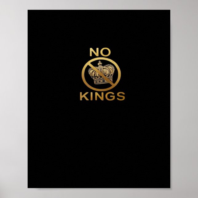 No Kings Creative Style Poster (Front)