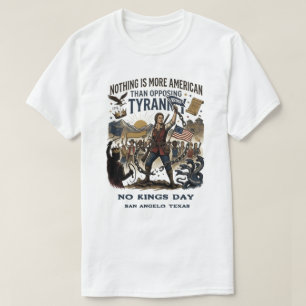 No Kings Day Shirt - Personalise with Your City
