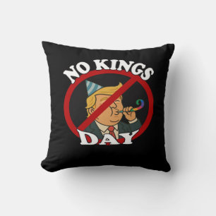 No Kings Day Vintage Classic Graphic Cushion
