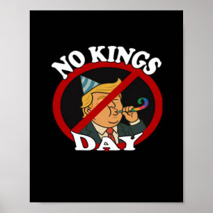 No Kings Day Vintage Classic Graphic Poster