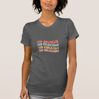 No Kings Fascists Tyrants Dictators Dark Rainbow