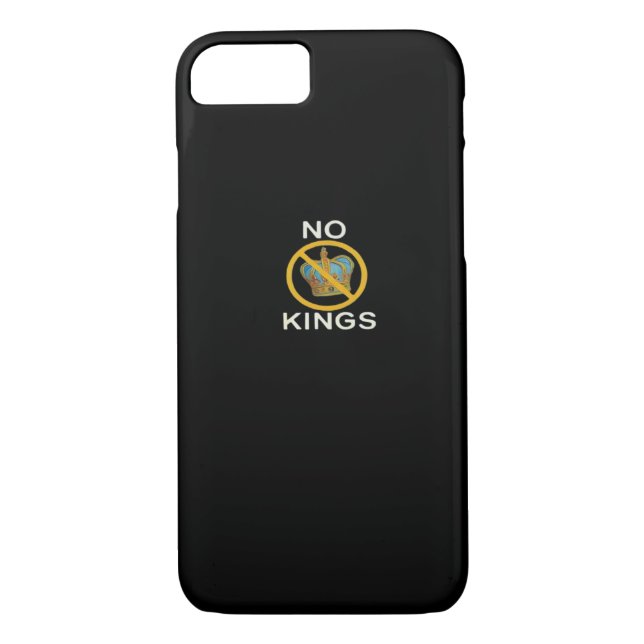 No Kings  Funny Design Case-Mate iPhone Case (Back)