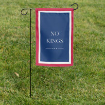 No Kings Garden Flag