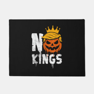 No Kings Halloween Doormat