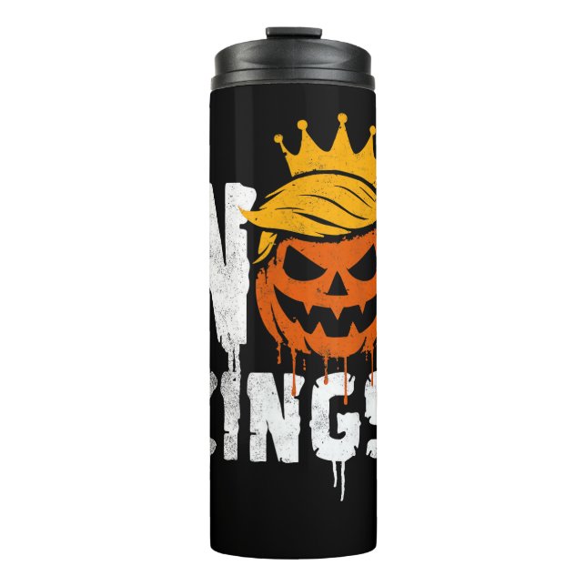 No Kings Halloween Thermal Tumbler (Front)