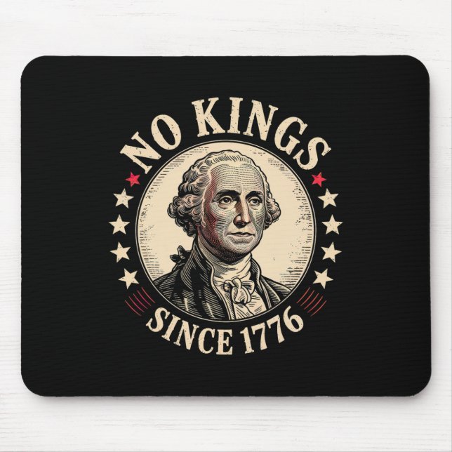 No Kings In America 1776  Mouse Mat (Front)