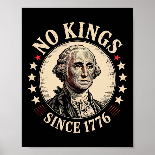 No Kings In America 1776  Poster (Front)