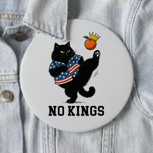 No Kings in America 6 Cm Round Badge