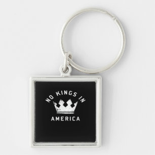 No Kings In America Anti Antifascism No Kings In U Key Ring