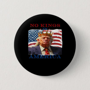 No Kings In America Anti Classic Simple Clean 6 Cm Round Badge