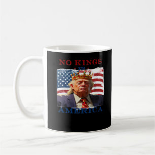No Kings In America Anti Classic Simple Clean Coffee Mug