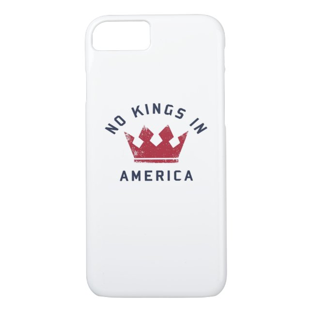 No Kings In America Anti Fascism USA Classic Case-Mate iPhone Case (Back)