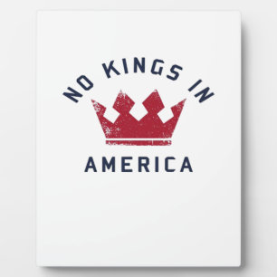 No Kings In America Anti Fascism USA Classic Plaque