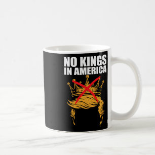 No Kings In America Anti Ice Patriotic Activist Pr Coffee Mug