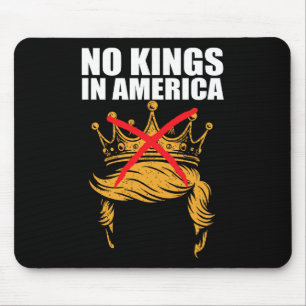 No Kings In America Anti Ice Patriotic Activist Pr Mouse Mat