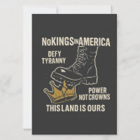 No Kings in America Anti-Trump 4th of July