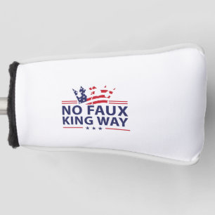 No Kings In America Anti Trump Anti Fascism Golf Head Cover