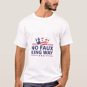No Kings In America Anti Trump Anti Fascism T-Shirt