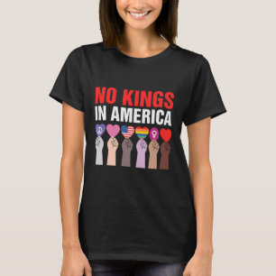 No Kings In America Anti Trump Democracy Tee 