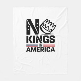 No Kings In America Baby Creative Style Fleece Blanket