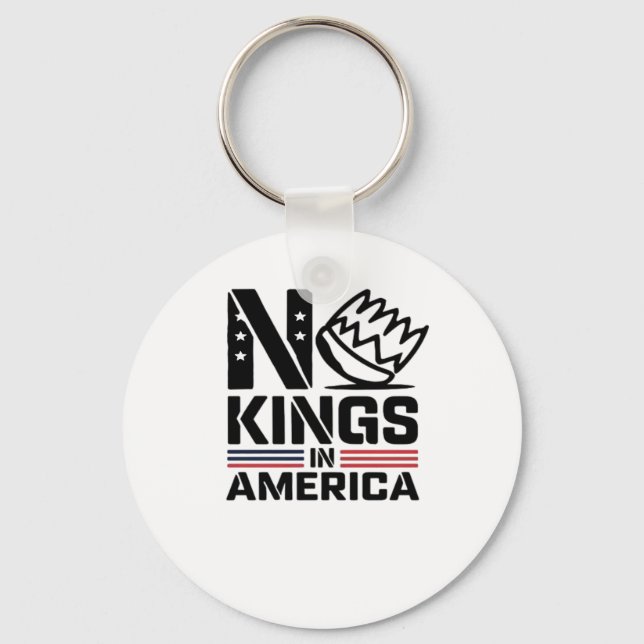No Kings In America Baby Creative Style Key Ring (Front)