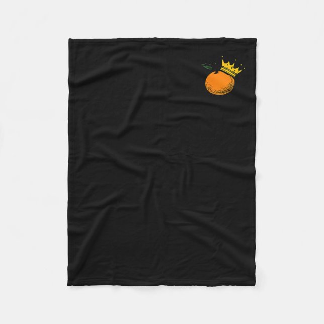No Kings In America Black Cat Funny Litical Meme F Fleece Blanket (Front)