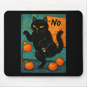 No Kings In America Black Cat Political Anti Trump Mouse Mat