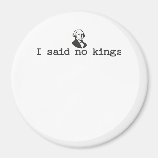 No Kings In America Bold Casual Magnet (Front)