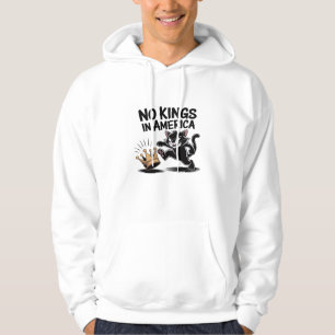 No Kings In America Classic Bold Casual Hoodie