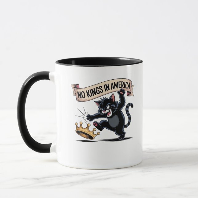 No Kings In America Classic Creative Style Mug (Left)