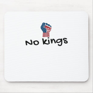 No Kings In America Classic Minimal Clean Mouse Mat