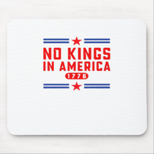 No Kings In America Classic Minimal Clean Mouse Mat