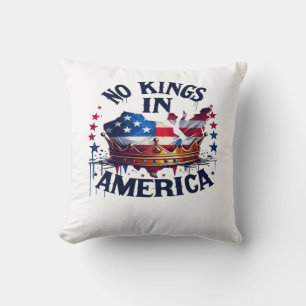 No Kings In America Classic Retro Cool Cushion