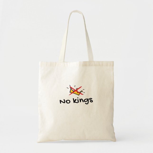 No Kings In America Classic Retro Style Tote Bag (Front)