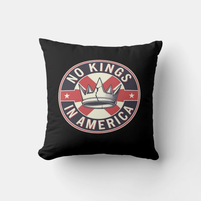 No Kings In America Creative Style Cushion (Front)