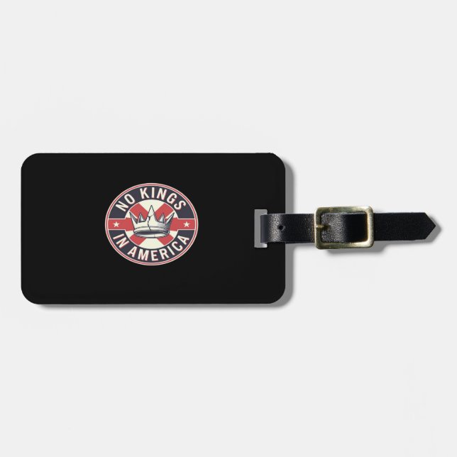 No Kings In America Creative Style Luggage Tag (Front Horizontal)