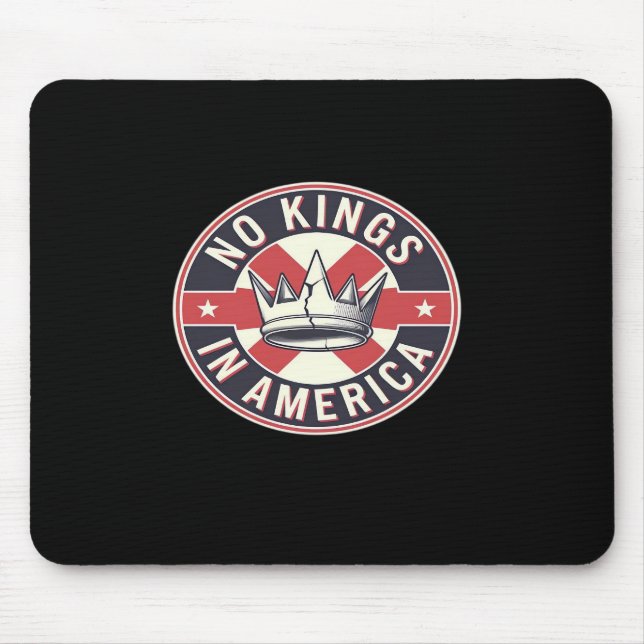 No Kings In America Creative Style Mouse Mat (Front)