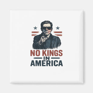 No Kings In America Defend Since 1776 Patriotic Gr Magnet
