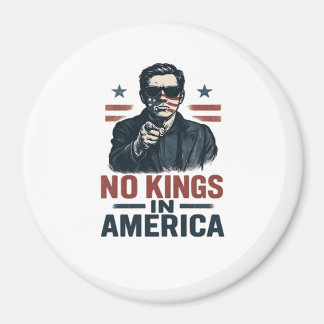 No Kings In America Defend Since 1776 Patriotic Gr Magnet