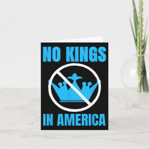 No Kings In America Democracy Court Ruling Saying Card
