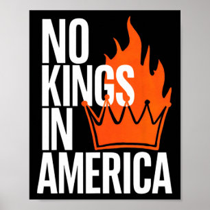 No Kings In America Democracy Court Ruling Saying  Poster