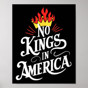 No Kings In America Democracy Court Ruling Saying Poster