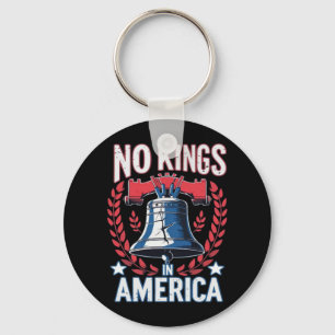 No Kings In America Design Classic Artistic Graphi Key Ring