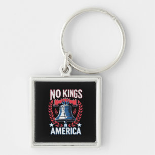 No Kings In America Design Classic Artistic Graphi Key Ring