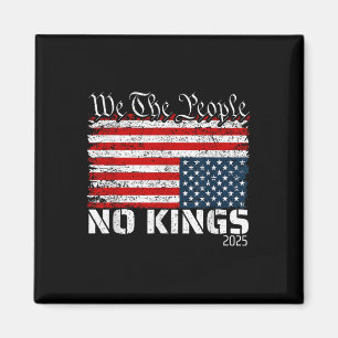 No Kings In America Distress Flag Upside Down We T Magnet