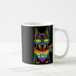 No Kings in America Dog Doberman Coffee Mug
